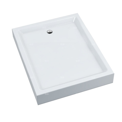 Brodzik akrylowy Eko 2.0 90x90x16 cm R55, półokrągły