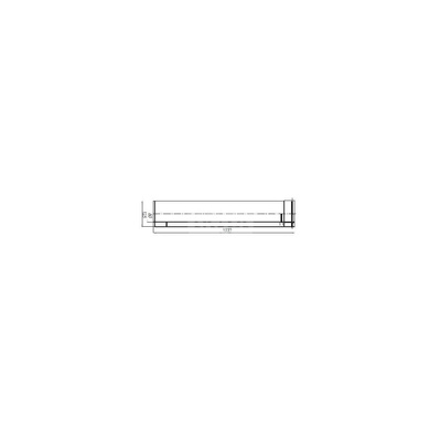 Przedłużenie spalinowe 1000 mm fi 80 (do kotłów QUADRA Green 25 RSI, QUADRA 25R, QUADRA Green 25 CSI i QUADRA 25C)