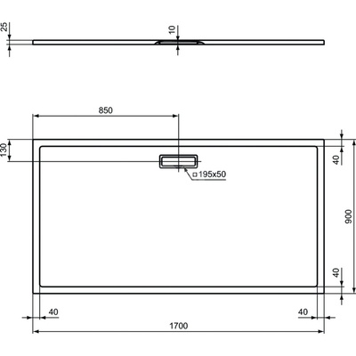 ULTRAFLAT NEW BRODZIK 170X90 PROS. SILK
