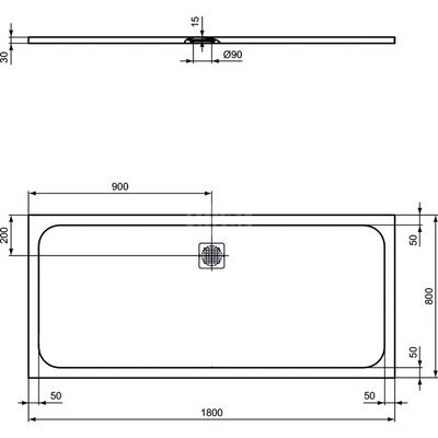 ULTRAFLAT S BRODZIK 180X80 BC SAND