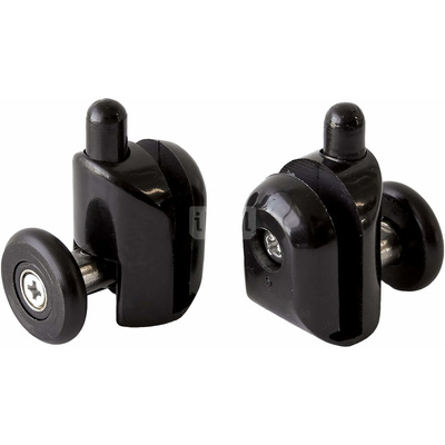 Rolki dolne wypinane nero do szyb 5mm (2 szt.)