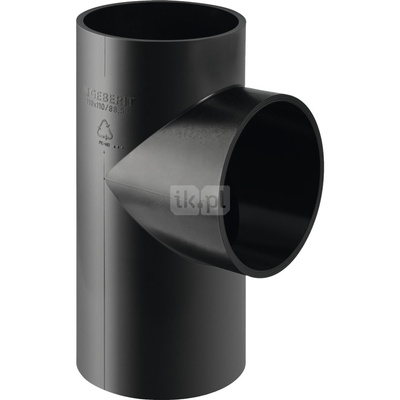 Trójnik GEBERIT HDPE 88.5' PE 40 mm x 32 mm x 40 mm (króciec z tworzywa sztucznego do spawania/zgrzewaniania x króciec z tworzywa sztucznego do spawania/zgrzewaniania x króciec z tworzywa sztucznego do spawania/zgrzewaniania)