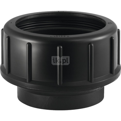 Kompletne złącze śrubunkowe GEBERIT HDPE, PE / polietylen, DN 40 mm (GW x króciec) z uszczelką