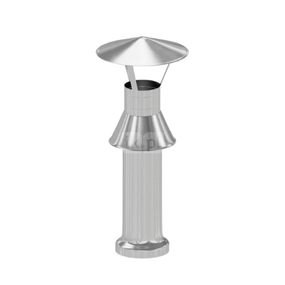 Zakończenie dachowe stalowe DN80/130mm