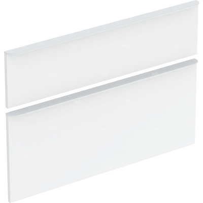 Zestaw frontów szuflad do szafki pod umywalkę GEBERIT, kol. biały wysoki połysk szer.900 mm