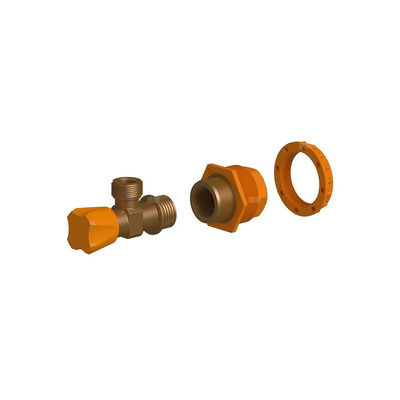 ZAWÓR KĄTOWY ODCINAJĄCY Z MUFĄ DLA SYSTEM AQUA 0/2/4