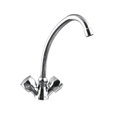 Bateria umywalkowo-zlewozmywakowa Modena chrom