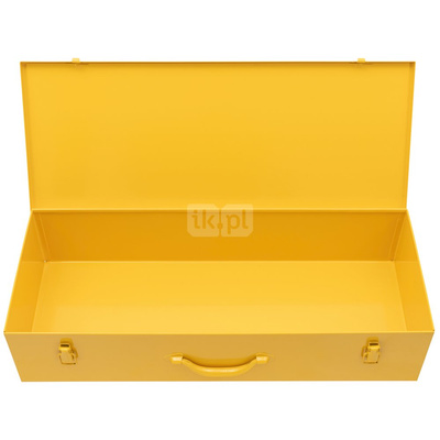 Stahlblechkasten RAL 1004 680x260x150, Karton gelb