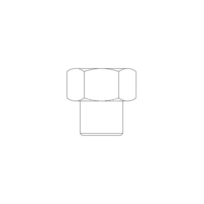 Półśrubunek z uszczelnieniem płaskim do bocznicy OVENTROP GW, 1/2'' x 7/8'' (NZ x GW)