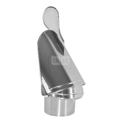 Zakończenie HUSAR fi140mm z króćcem - podstawa rurowa wciskana