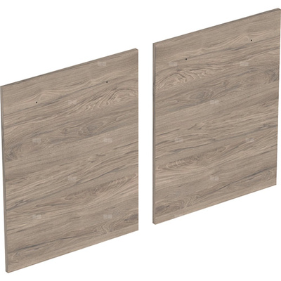 Front (bez zawiasów) (2 szt.) do szafki do umywalki GEBERIT NOVA PRO PREMIUM, kol. ciemny orzech szer.1000 mm