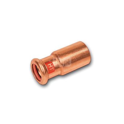 Nypel SANHA Press Solar redukcja, Cu, 18 mm x 12 mm (zz x zw)