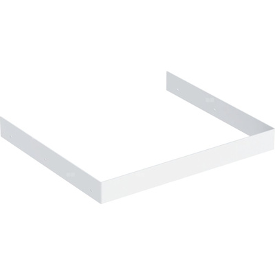 Listwa dystansowa Geberit do dolnej szafki pod umywalkę kompaktową: Biały, Szerokość umywalki=45cm