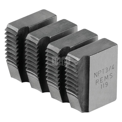 Noże gwintujące NPT 3/4, Zestaw REMS