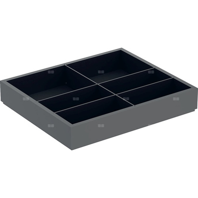 Przegródka do szuflady do szafki pod umywalkę Geberit ONE, sześć otwartych przegródek