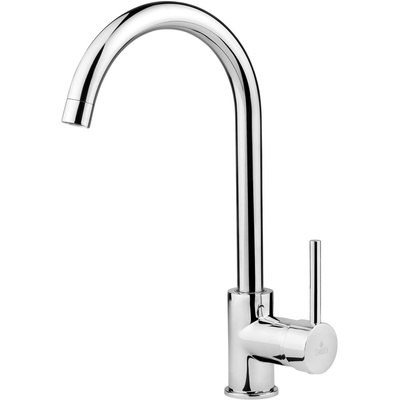 Bateria aster chrom zlewozmywakowa z wylewką "u"