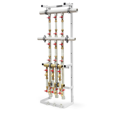 Zespół rozdzielaczy mieszkaniowych - 3 mieszkania