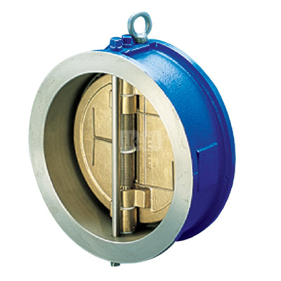 Zawór zwrotny międzykołnierzowy, zamknięcie - płytka dwudzielna wspomagana sprężyną, typ 805, Pnom 1,6 MPa, DN 125