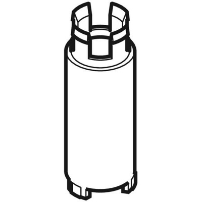 Króciec przelewowy Geberit do syfonu brodzikowego