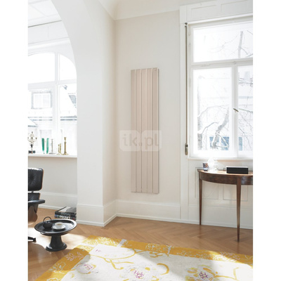 Grzejnik żeberkowy ZEHNDER Roda 1800 x 444 mm, kolor biały (RAL 9016), moc 852 W
