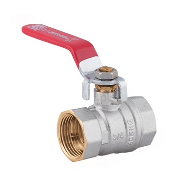 Zawór kulowy PERFEXIM 1040 mosiądz niklowany, PN16 1'' GW, uchwyt: dźwignia