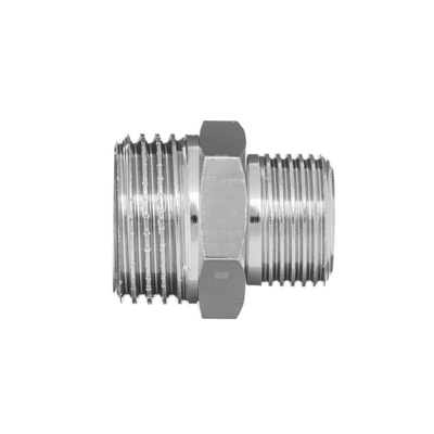 Nypel redukcyjny chromowany