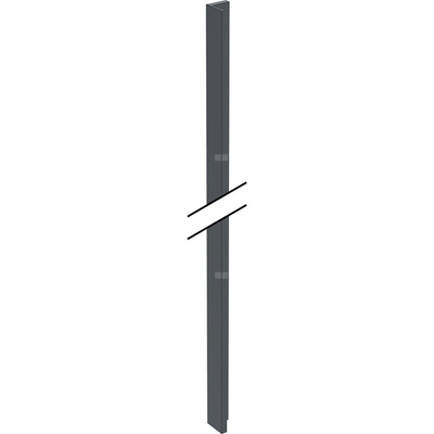 Uchwyt Geberit do wysokiej szafki, szerokość 173 cm: B=45cm, Czarny