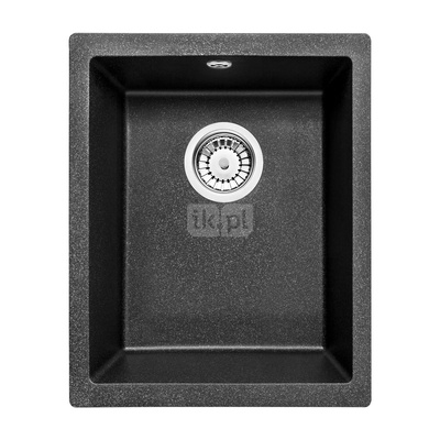 Komora podblatowa corda grafit metalik granit 380x460x194, 3,5" + osprzęt space-saver nero