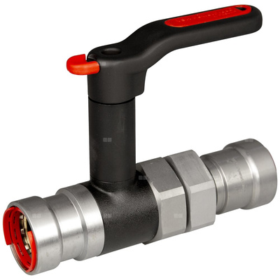 Zawór kulowy wysoki ze śrubunkiem PowerPress - 3/4"