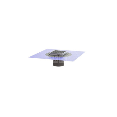 Nasada Variofix z rusztem kratowym ze stali nierdz. 138x138mm, system125
