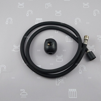 WĄŻ NYLONOWY Z CIĘŻARKIEM L=1500 MM BAT. INDIRA BLACK