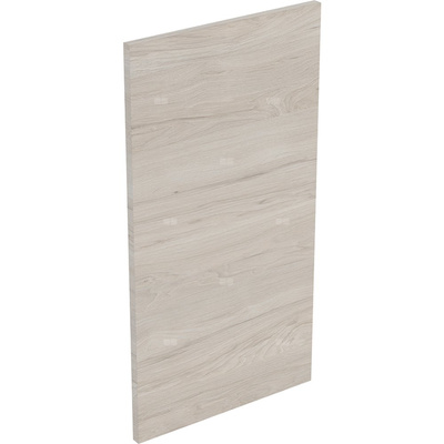 Front (bez zawiasów) do szafki bocznej GEBERIT NOVA PRO PREMIUM, kol. orzech włoski hickory jasny melamina, struktura drewna wys.650 mm szer.330 mm