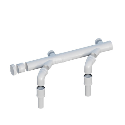 System kaskadowy PP - pakiet na 2 kotły DN110/80mm