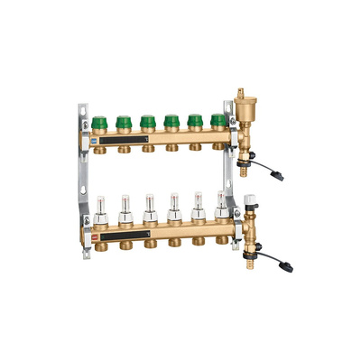 DYNAMICAL - Zespół rozdzielaczy 1" x 7 wyjść, 3/4" M