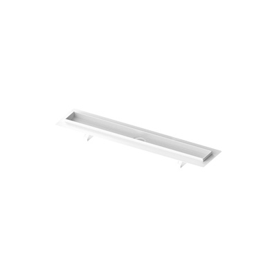 TECE drainline - rynna odpływowa prosta z kołnierzem i taśmą uszczelniająca Seal System 1200 mm, biała matowa