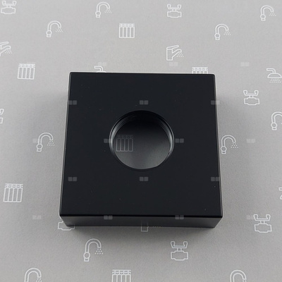 Rozeta kwadratowa do baterii MOKAIT BLACK