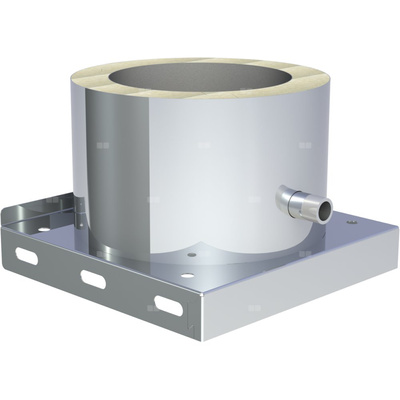 Płyta fundamentowa z odpływem skroplin w bok