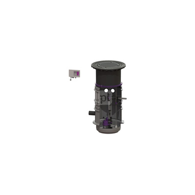 Przepompownia Aqualift S LW600 z 2 pompami KTP1000, z szafką sterowniczą SDS, kl. D, T2