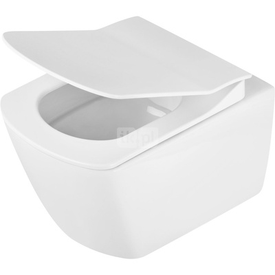 Miska wisząca bezkołnierzowa anemon biała 50 cm