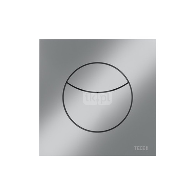 TECEflushpoint - Zestaw przyłączeniowy, (spłukiwanie dwoma ilościami wody), obudowa kwadratowa, tworzywo chrom matowy