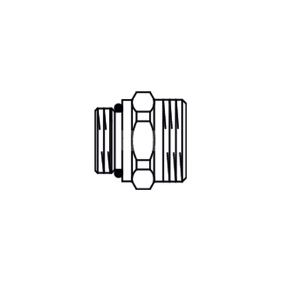 Złączka niklowana G ¾ GZ x G 1 GZ do połączenia 2 rozdzielaczy Multidis SF