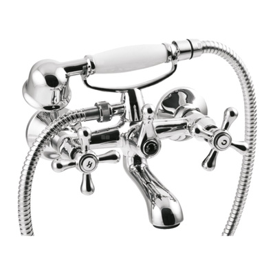 Bateria wannowa z zestawem natryskowym Roma