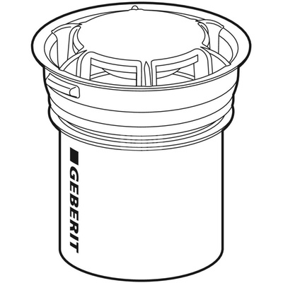 Zestaw korpusu odpływu Geberit do pisuaru, praca ze spłukiwaniem