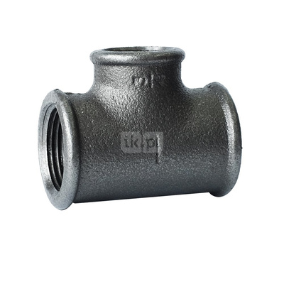 Trójnik redukcyjny czarny 2''x1/2''x2'' B1 STRONG