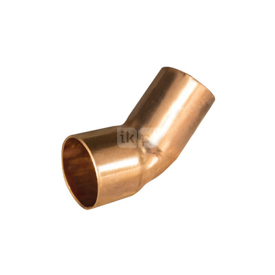 Łuk 45' UNIPAK, miedź, 18 mm (lut wewnętrzny x lut zewnętrzny)