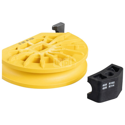 Segment gnący i element ślizg. Cu fi 28, R102