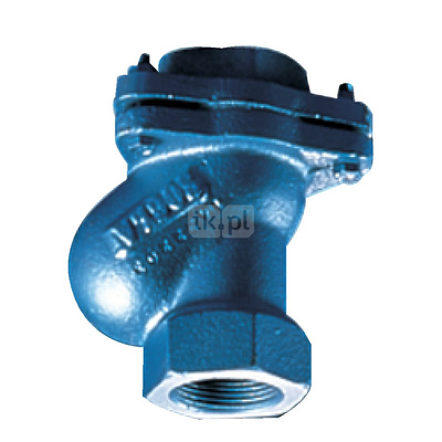 Zawór zwrotny gwintowany wew., zamknięcie kulowe, typ 50, Pnom 1,0 MPa, 1"