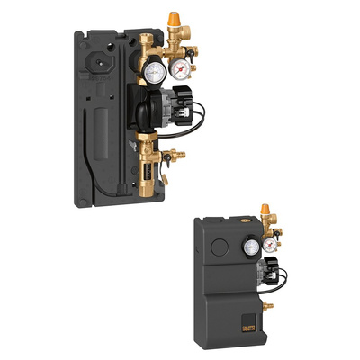 Grupa pompowa do inatsalacji solarnych, powrotna. Przystosowana do montażu regulatora cyfrowego DeltaSol C+ z pompami UPM4 3/4"