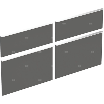 Zestaw frontów szuflad do dolnej szafki pod umywalkę GEBERIT iCon, kol. lava szer.1200 mm