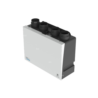 Rekuperator HOUSE250 -wersja P, wym entalpiczny z nagrzewnicą wstępną, bypass elektroniczny